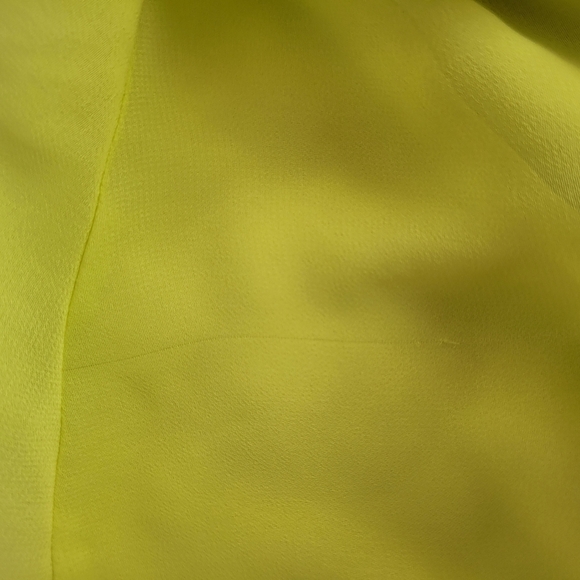 Womens Cato Lemon Yellow Layered Capelet top Size L - Picture 4 of 4